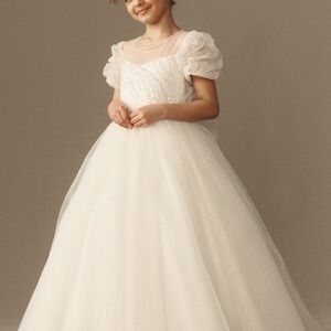 Princess daliana charlote flower girl dress.